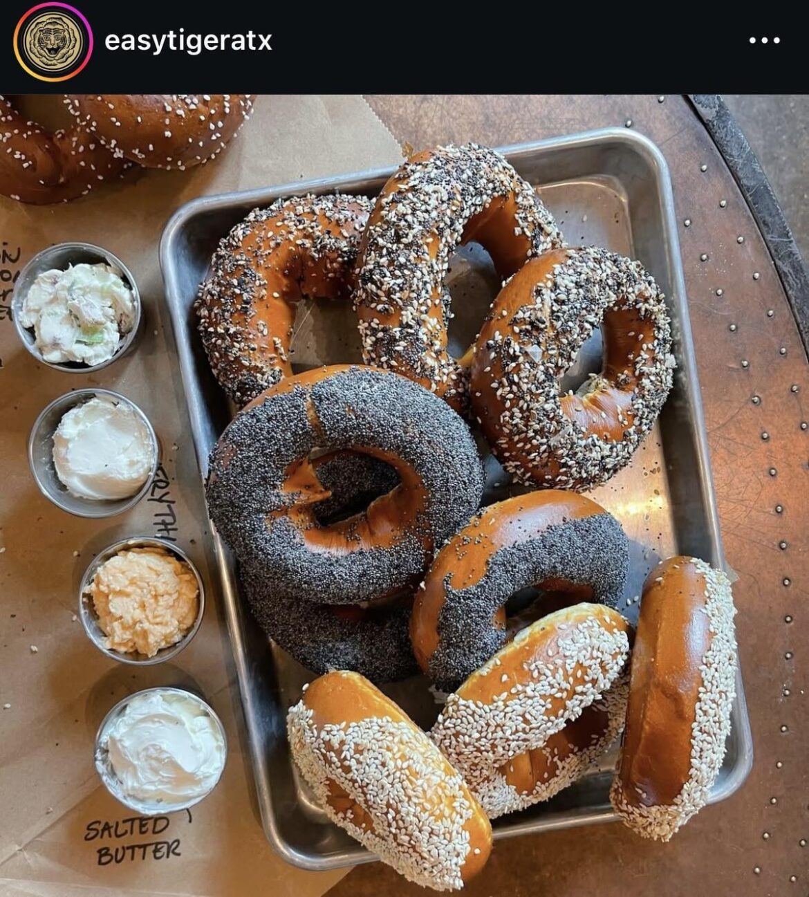Where to get pretzel bagels besides Easy Tiger?
