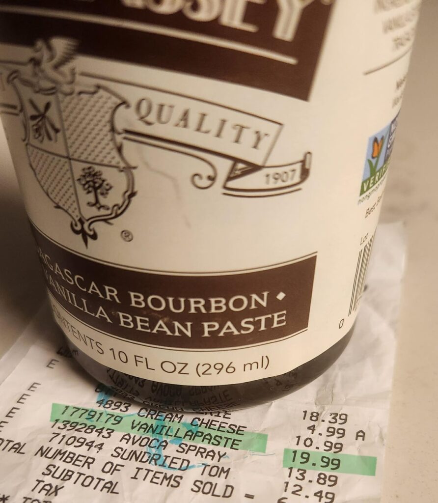 Costco has 10 oz Nielsen-Massey Madagaskar Vanilla Paste at $20 only