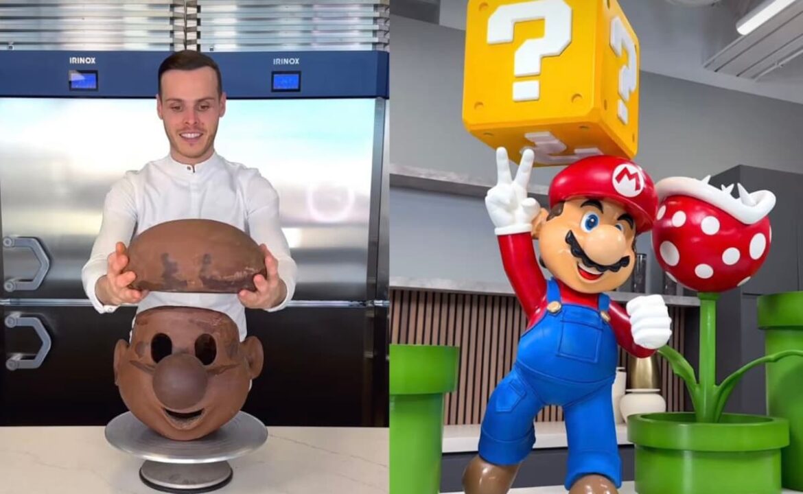 French Pastry Chef Wows The Internet With Giant Super Mario Chocolate Creation French Pastry Chef Wows The Internet With Giant Super Mario Chocolate Creation