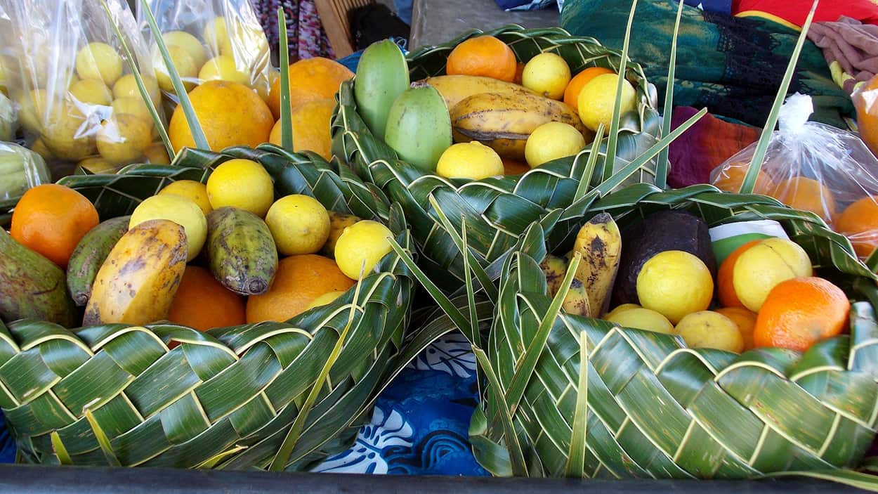 Fruit at market in New Caledonia