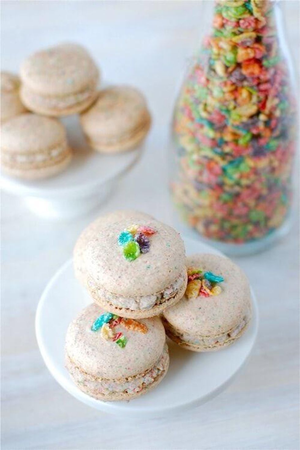 fruity pebble cereal Macaron Flavors
