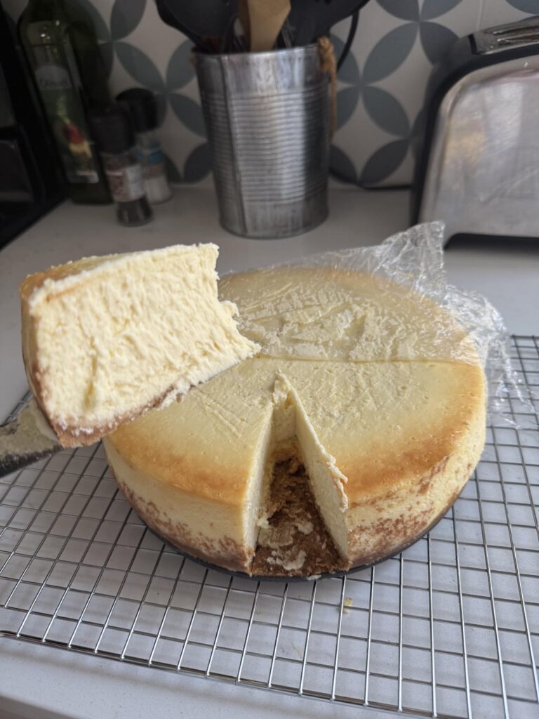 Is my cheesecake undercooked?