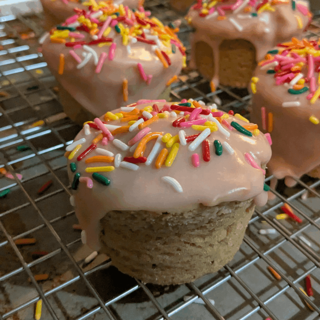 Donut Cupcakes Bake Sale Sat 4/19, 10am - 2pm, Dear Diary Coffee