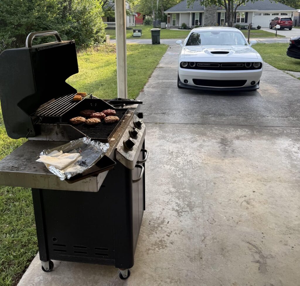 Murica! Burgers in my birthday