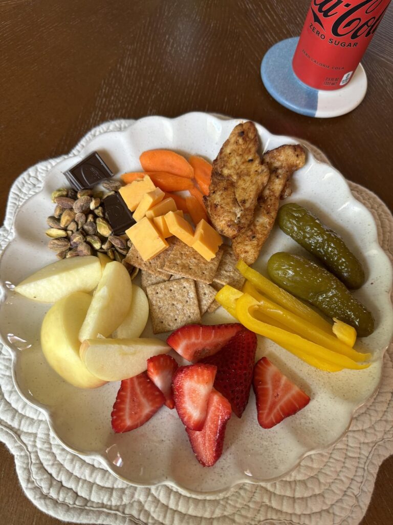 Lunch plate - 500 cals, 38g protein