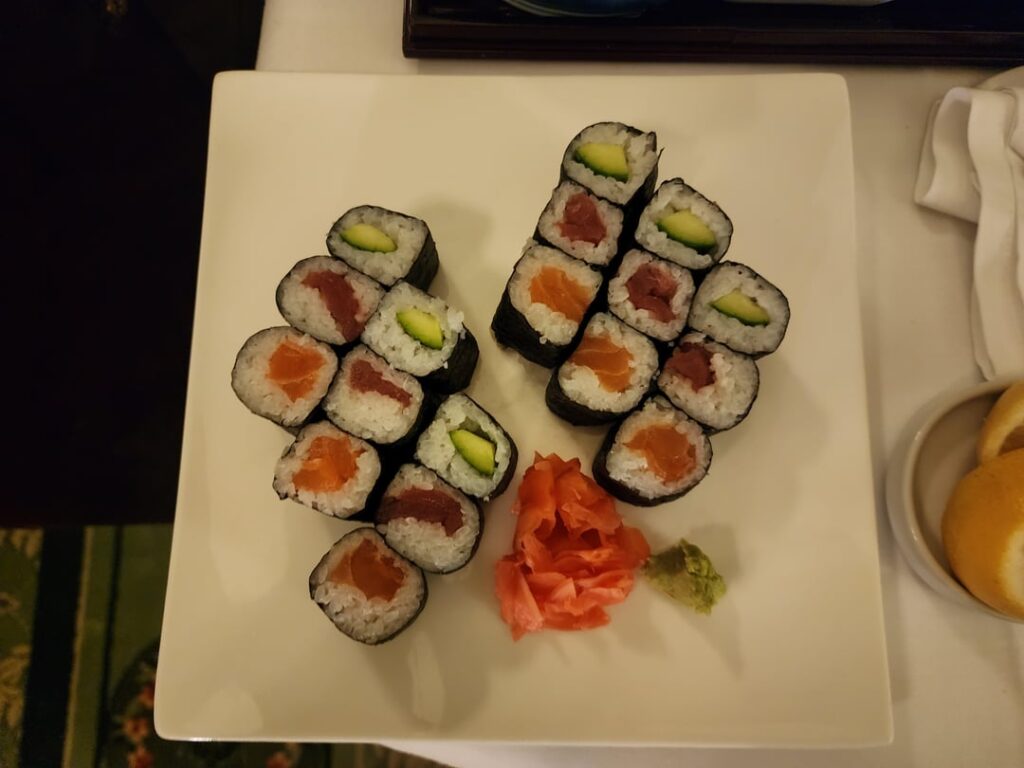 €55 Sushi Room Service at the Grand Hotel Wien in Vienna