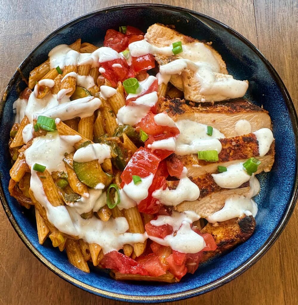 I heeded your advice, and drastically tweaked the enchilada pasta recipe