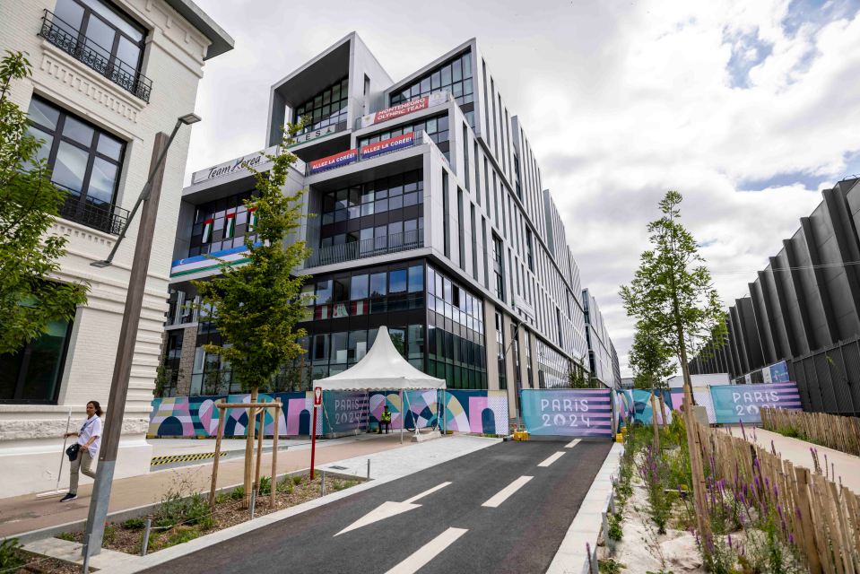 Athletes are alleged to have been served uncooked meat at the Olympic Village