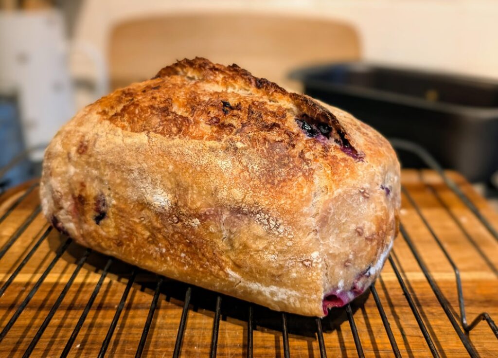 Saturday sweet treat; blueberry, raspberry and white chocolate