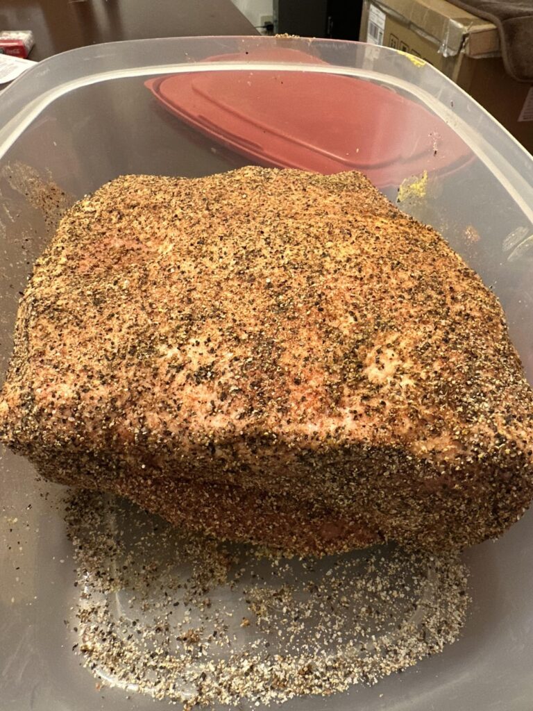 First pork butt on Smokin Bros