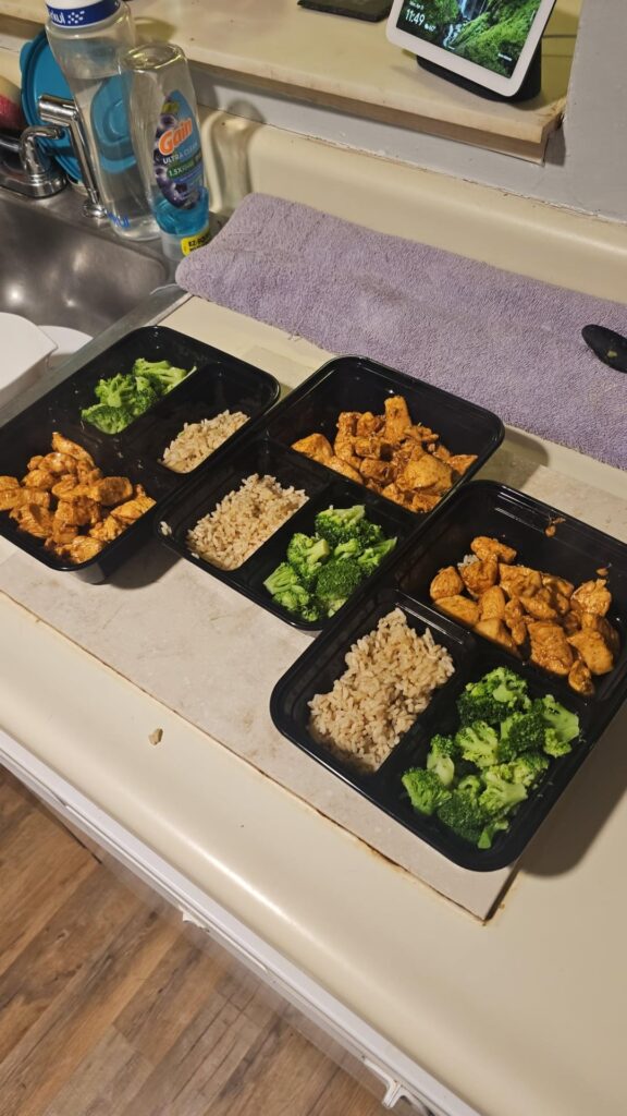 My first shot at meal prep!