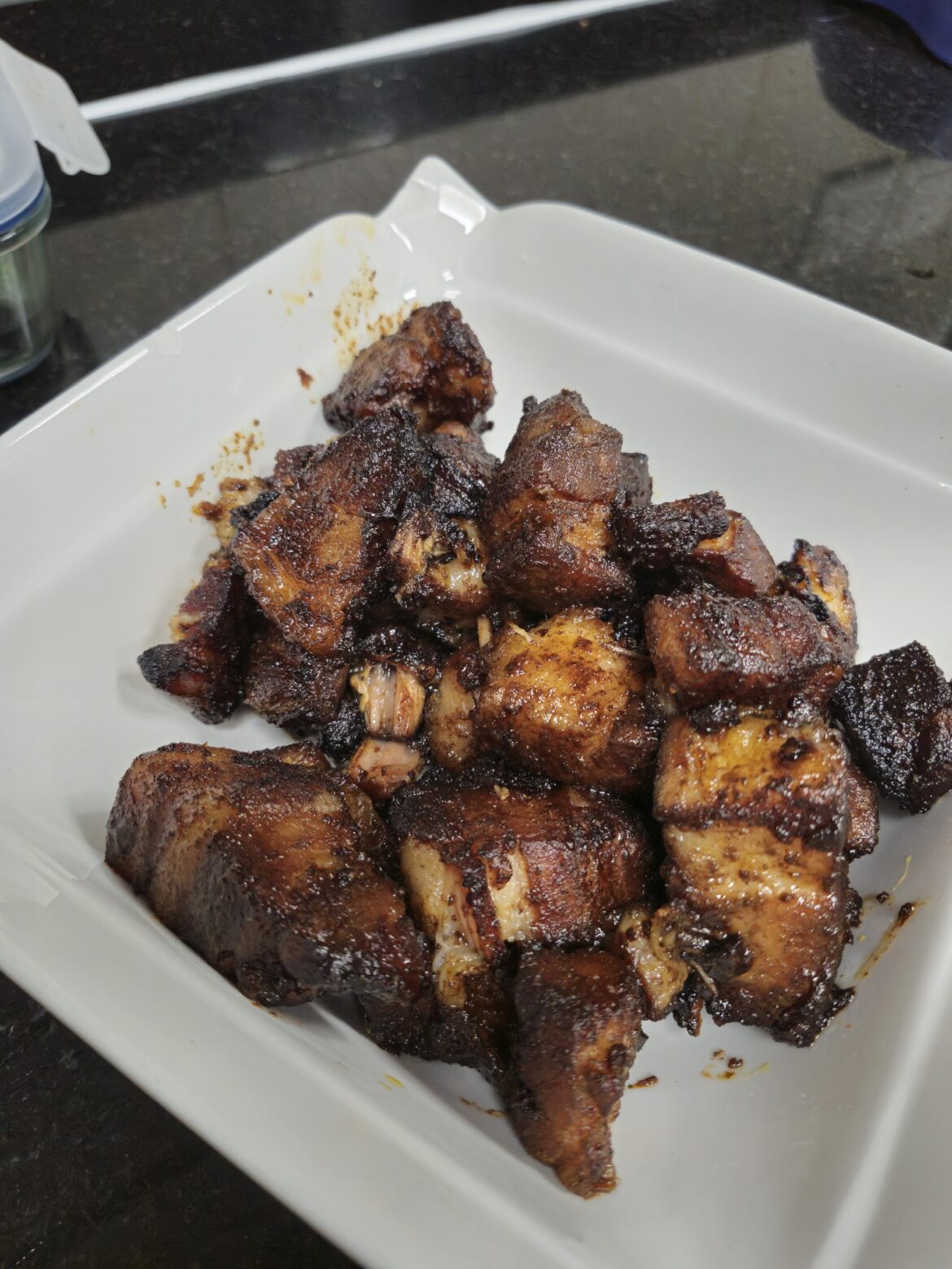 Pork belly burnt ends.
