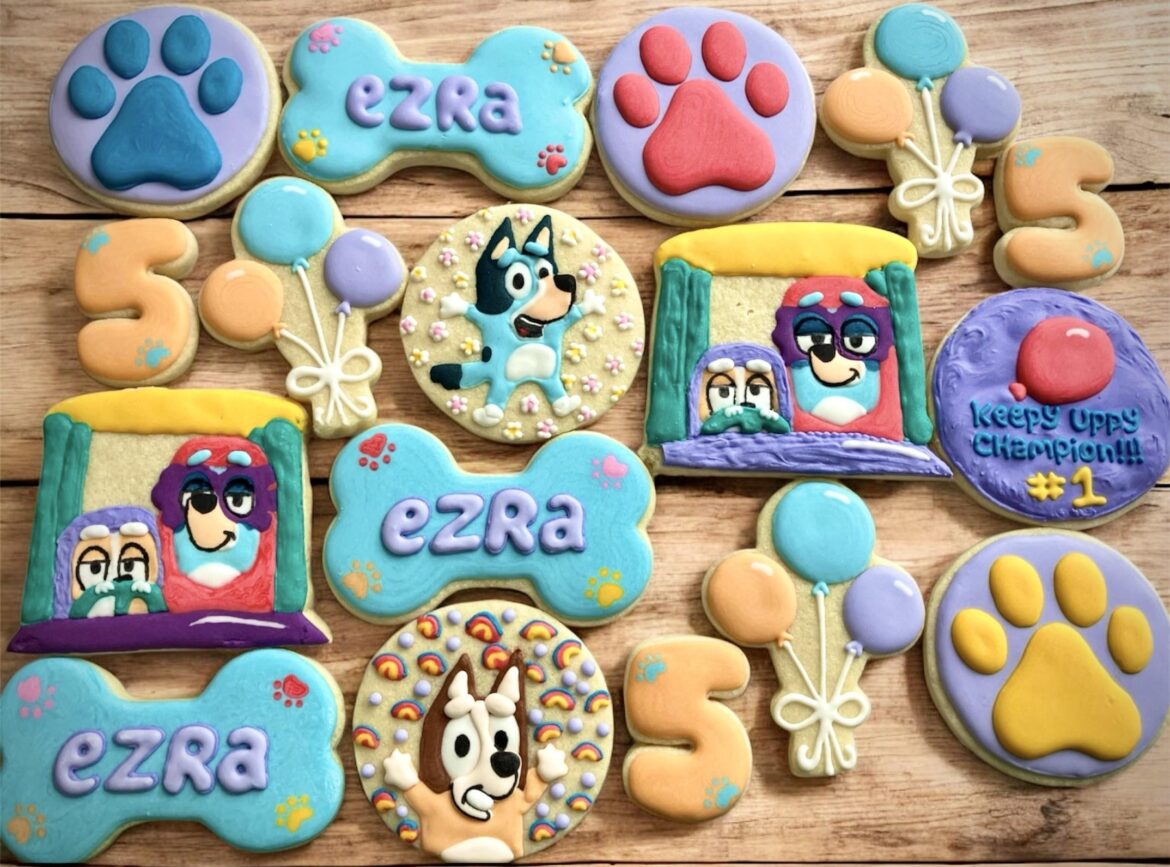 Bluey cookies