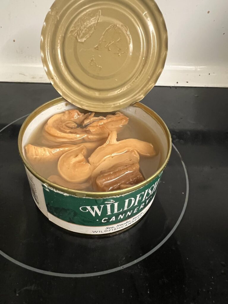 Soooo…..smoked geoduck is a hard pass for me. Soooo…..smoked geoduck is a hard pass for me.