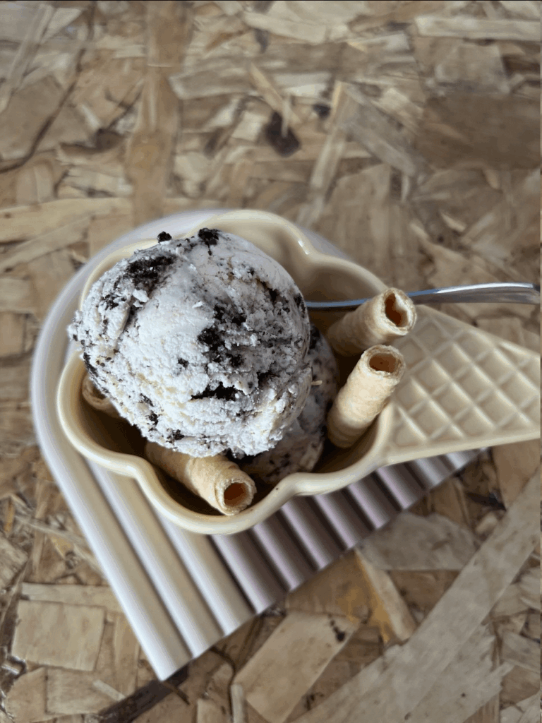 just me and my cookies and cream against the world