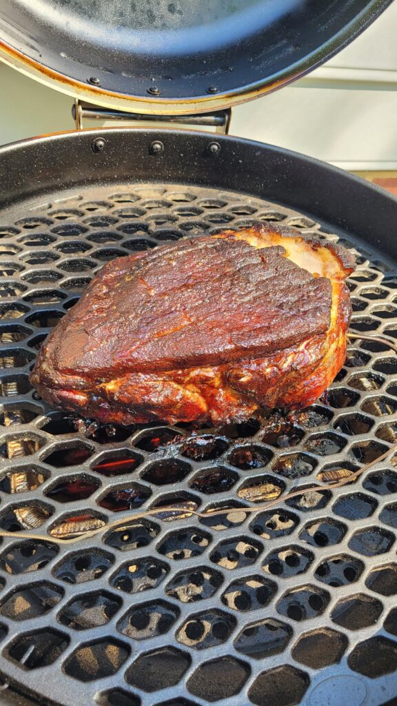First pork butt. Recteq Bullseye deluxe.