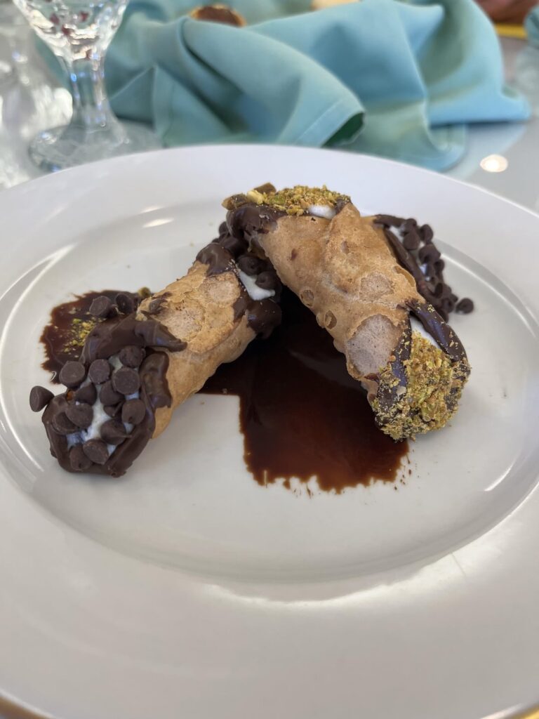 Went to my daughter’s tech school today where they made food and desserts.