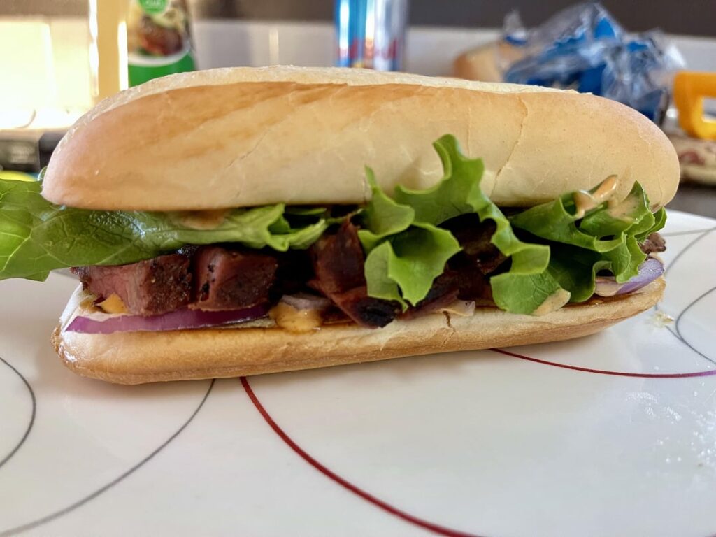 Tri-tip sandwiches