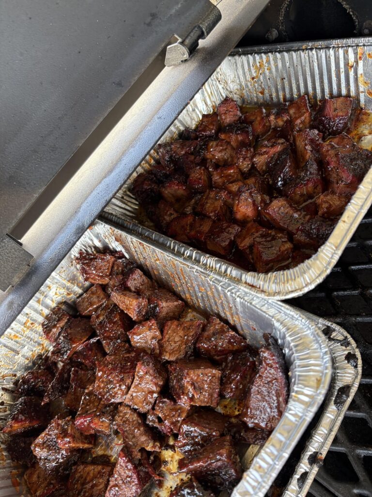 Entire brisket for brisket burnt ends
