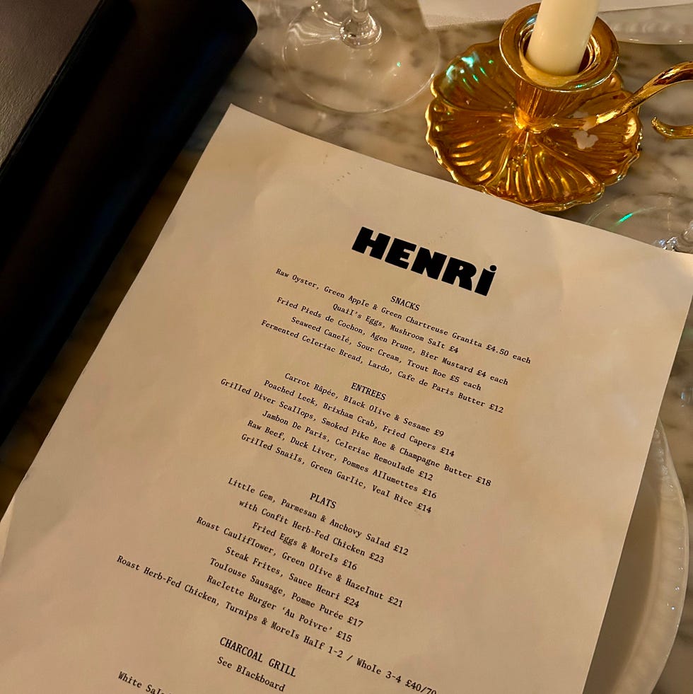 henri restaurant review