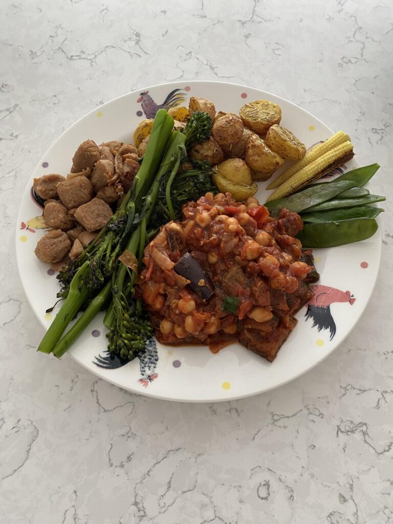 Maghmour and roast potatoes Maghmour and roast potatoes