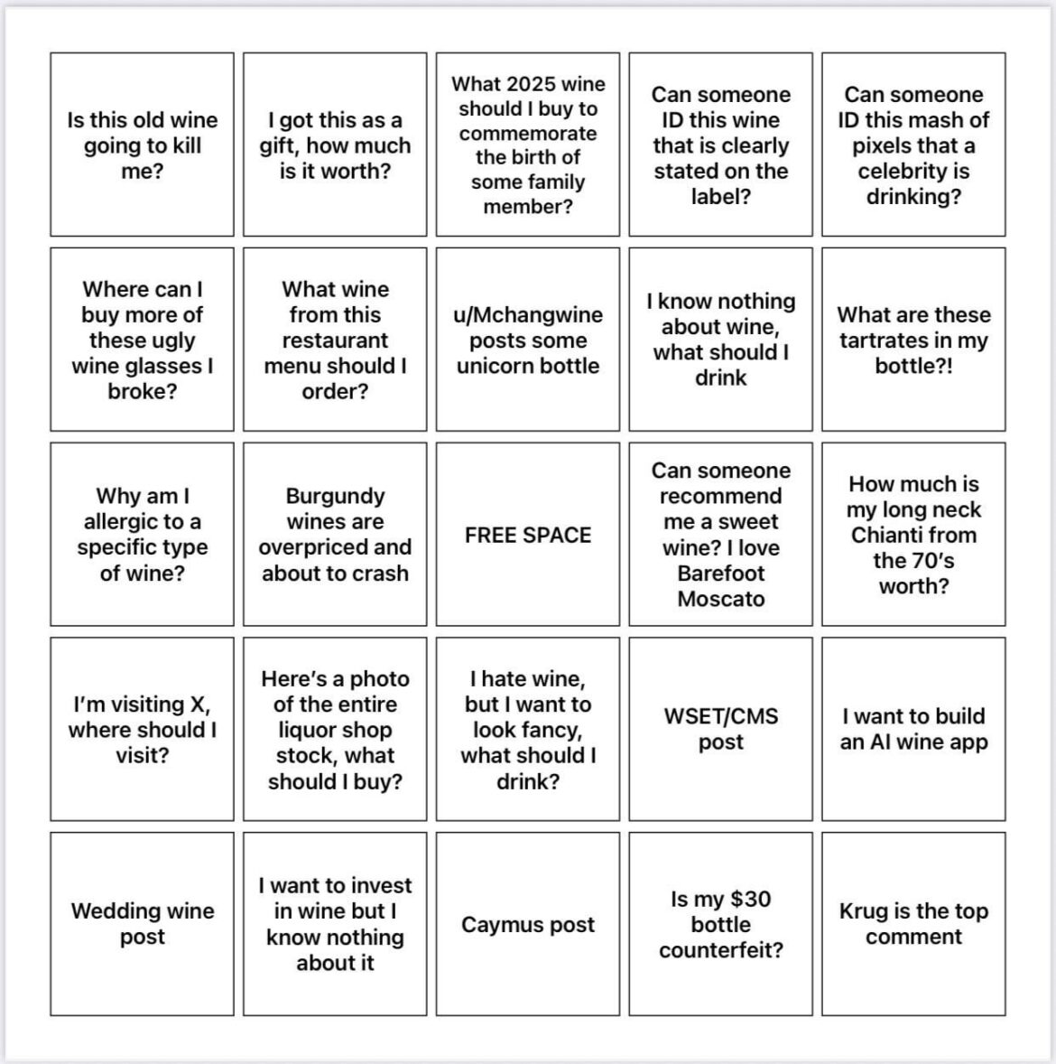 r/wine Bingo!