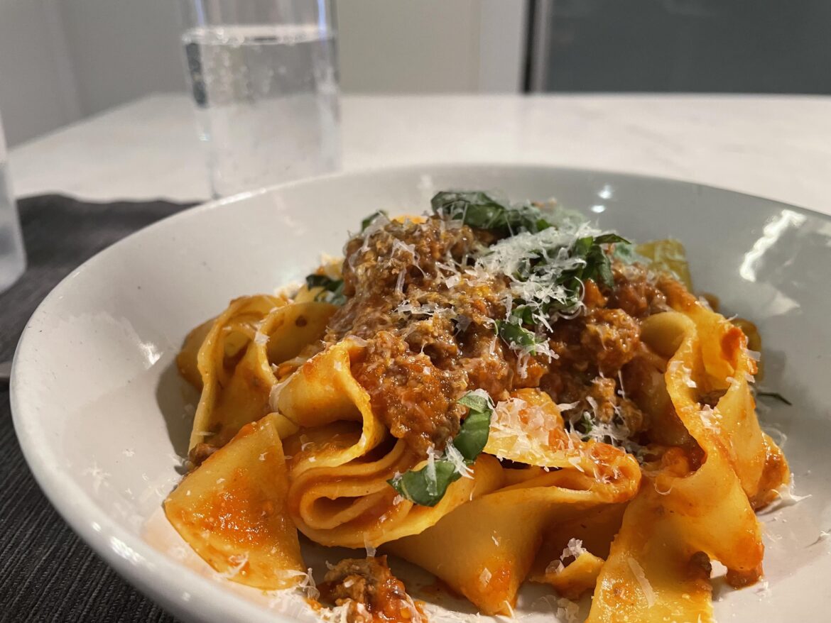 Parpadelle Bolognese
