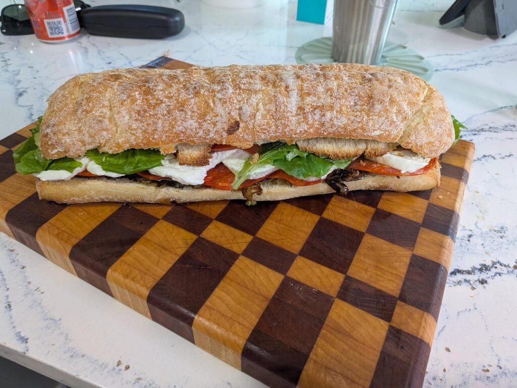 Oyster Mushroom sammy