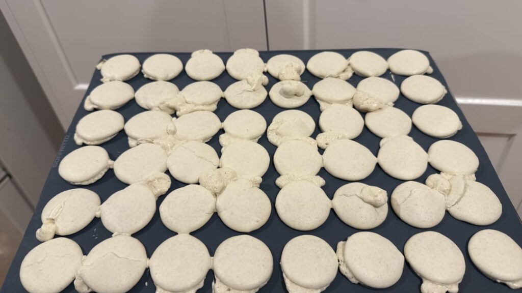 Tried making macarons… didn’t go well