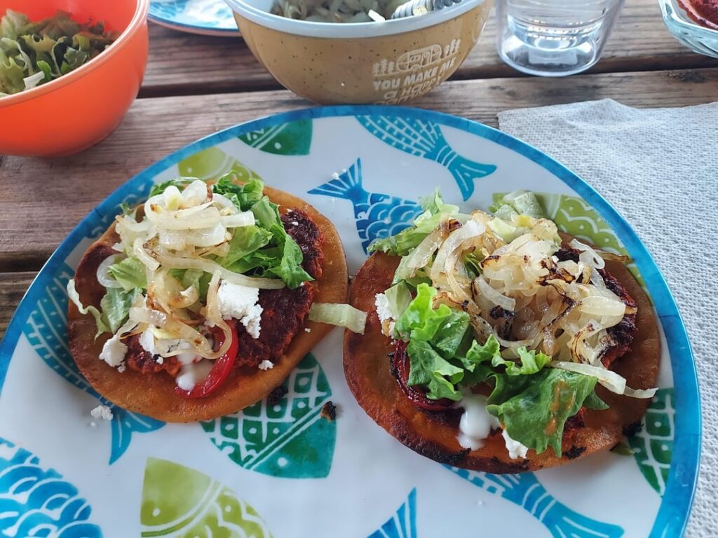 Chorizo smash tacos were delicious