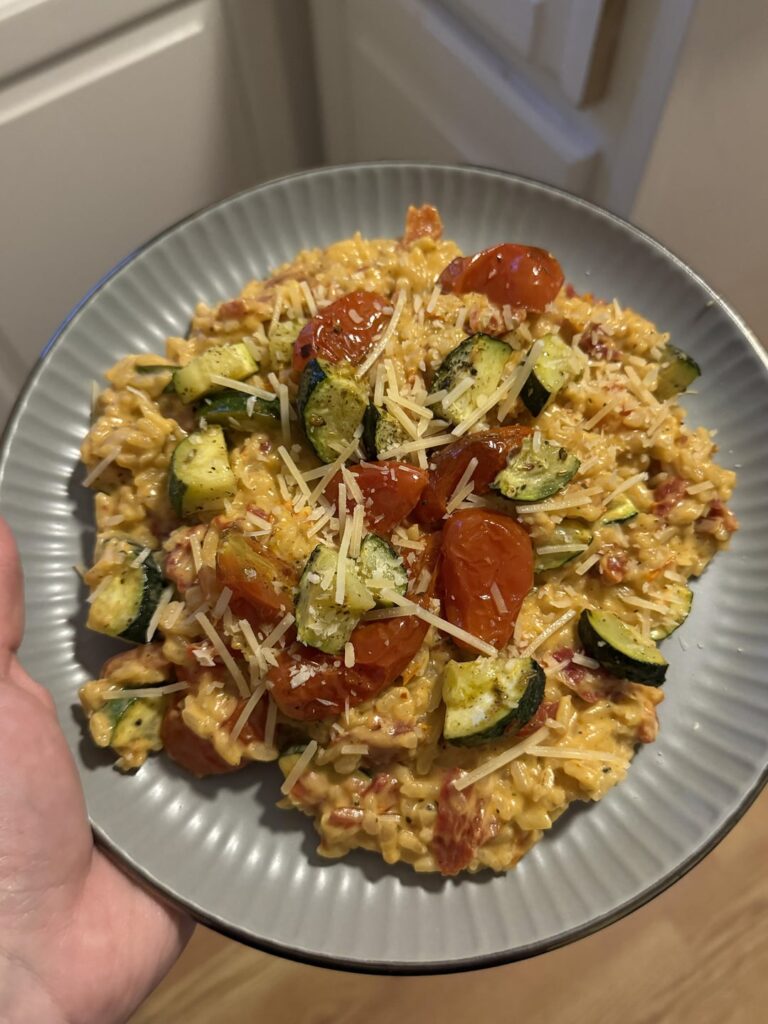 Never had risotto before and now I want it every week, so good!