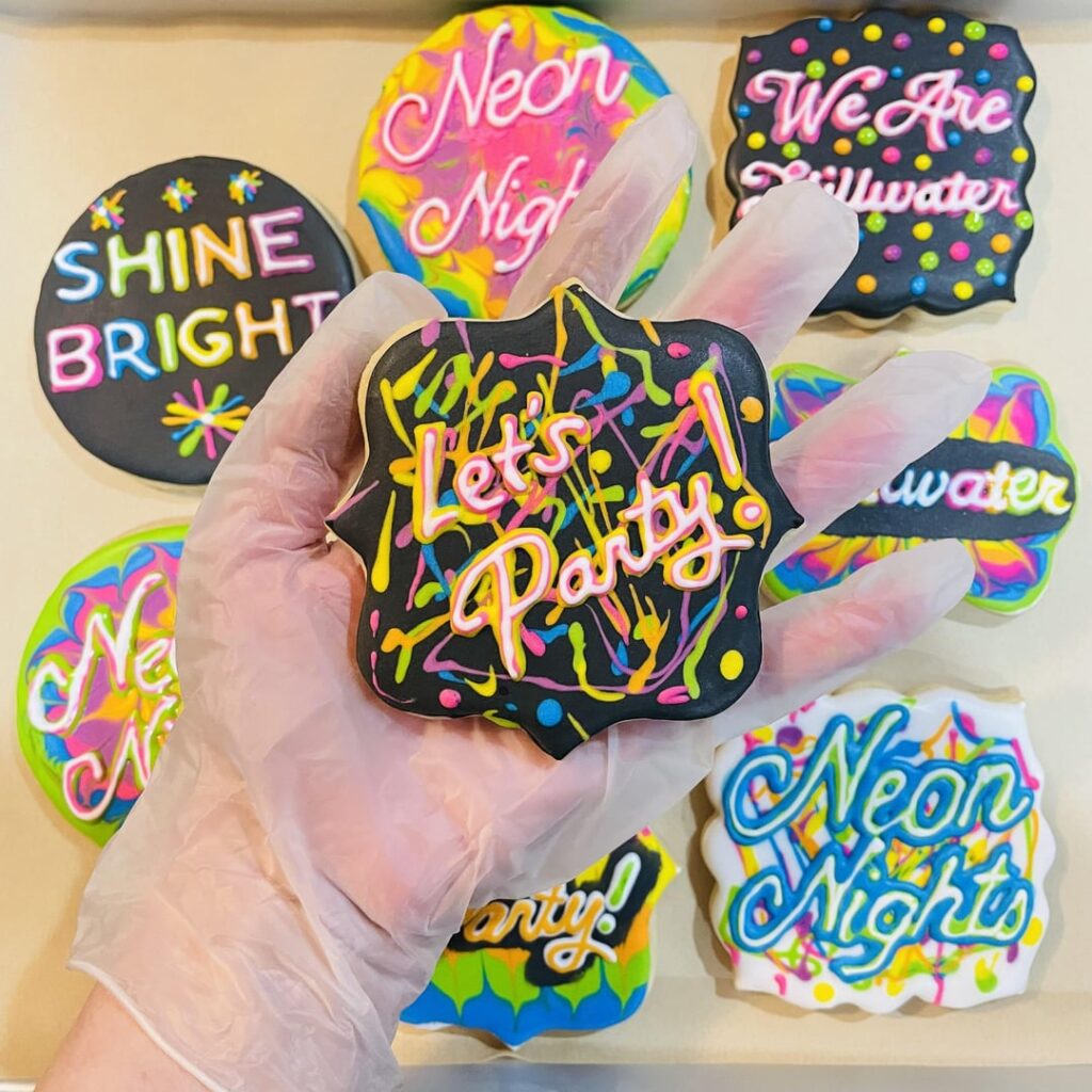 Samples I made for a neon-theme school dance. I’m still a newb…go easy 😅