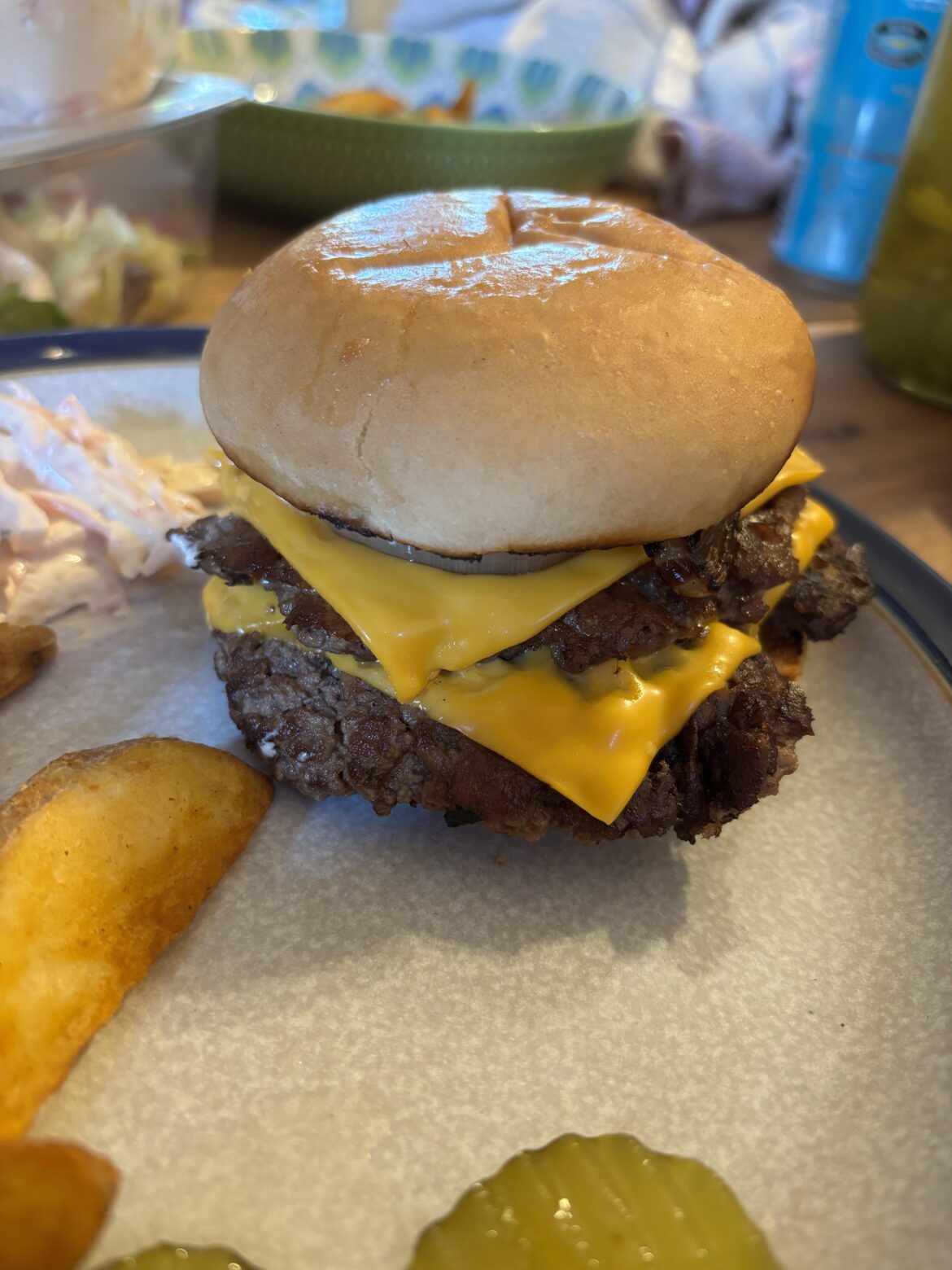 First home made burger of the year