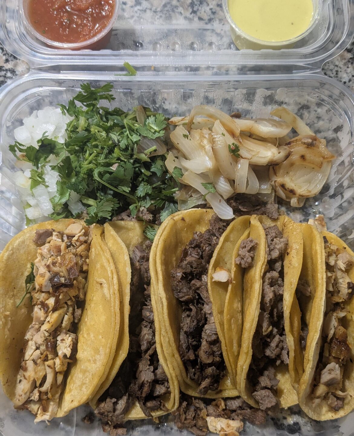 Tacos from Pollo Regio