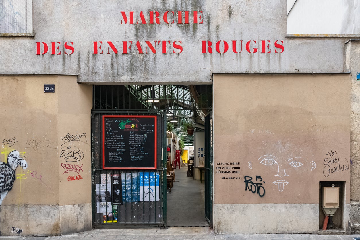The oldest covered market in France always has a vibe