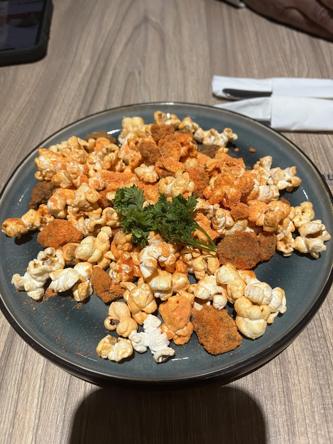 I ordered popcorn chicken, not popcorn & chicken