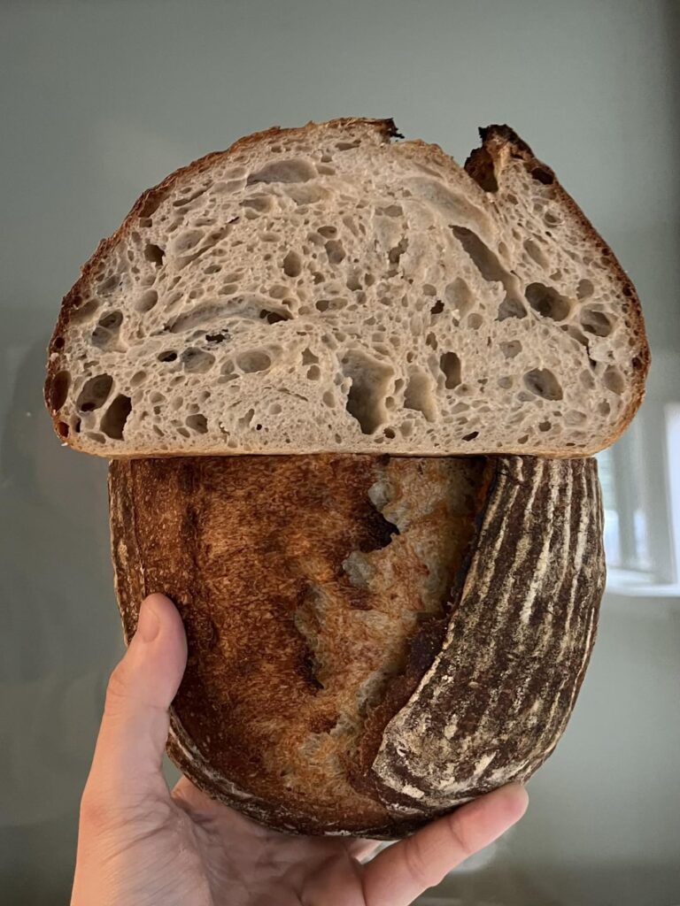Honing in my same day bake recipe - 10% rye. Finally feel like I’m getting the hang of this.