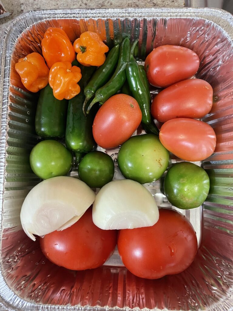 Couple batches of salsa to go with the weekly meal prep!! Couple batches of salsa to go with the weekly meal prep!!