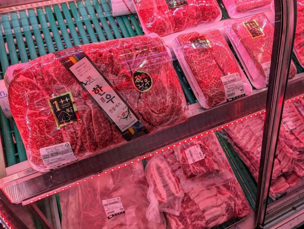 Hanwoo at the Majang Meat Market