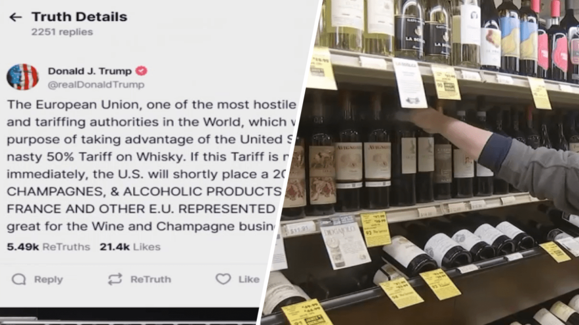 Local businesses react to Trump’s EU alcohol tariff threat – NBC10 Philadelphia