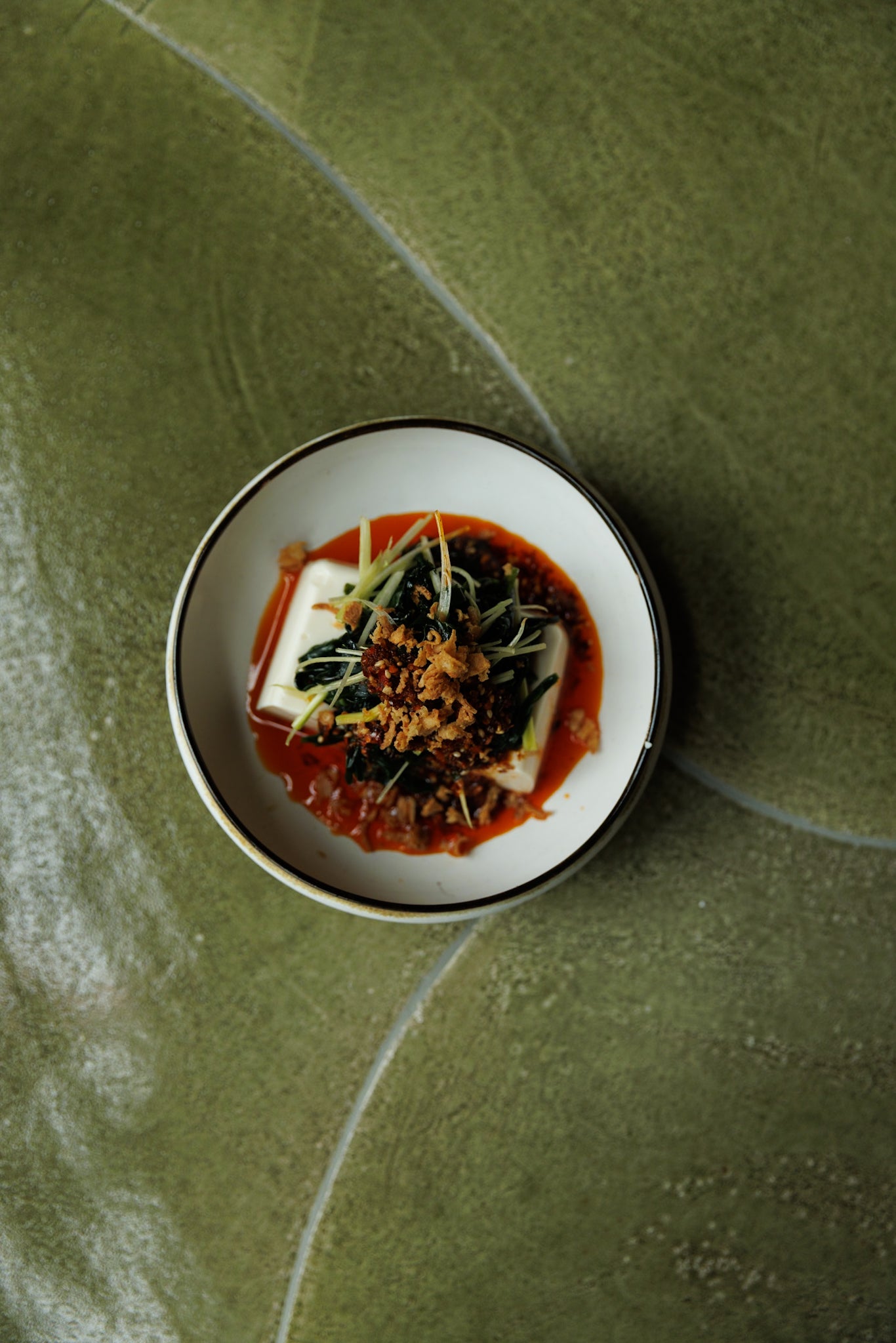 Tofu is the consistency of panna cotta at Hanabi