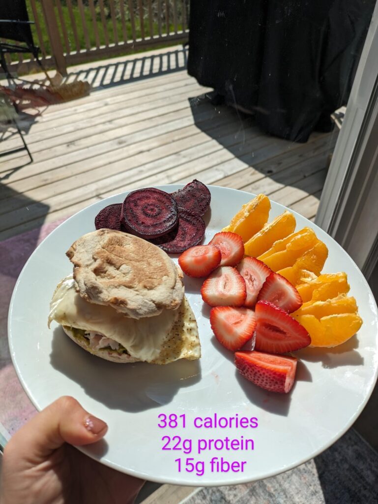 1485 calories, 111g protein, 35g fiber day