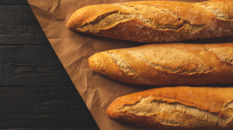 Three baguettes