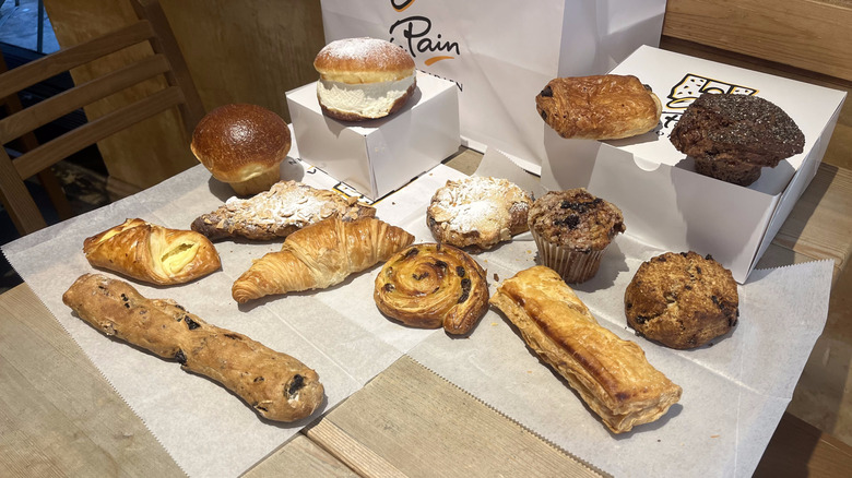 A smattering of pastries from Le Pain Quotidien