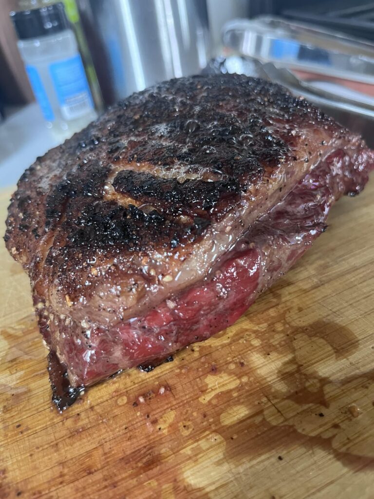 Tritip on the pit boss