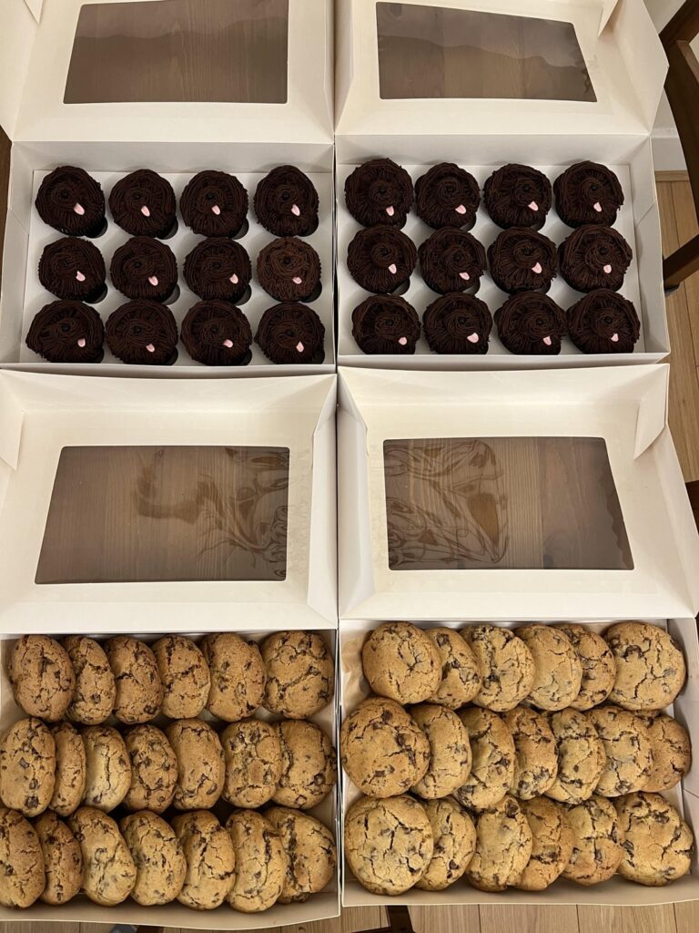 I may have gone a little overboard for my partner’s work charity bake sale…