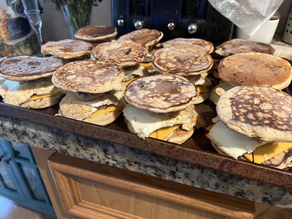 Been craving a McGriddle for weeks, so I put something together that hopefully scratches the itch; ProGriddles