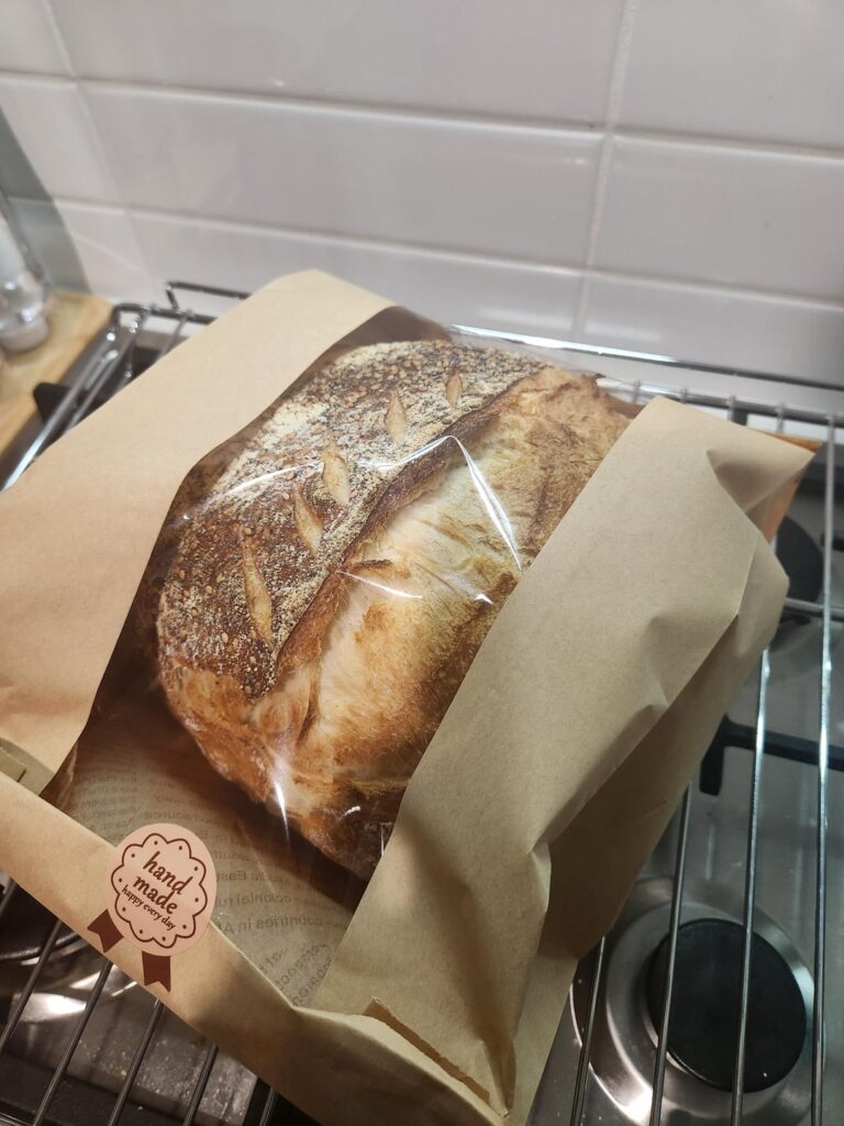 If it were up to me, I'd just gift bread in a zip lock bag. The wife said absolutely not.