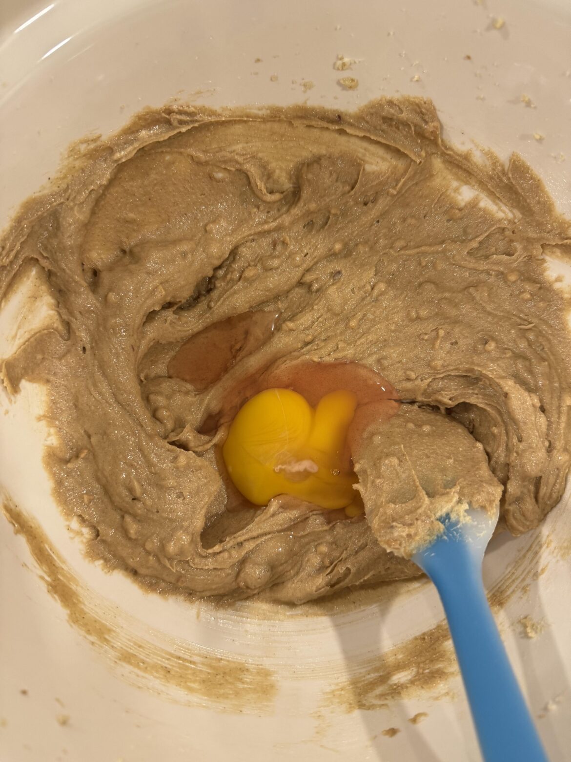 Reminder to crack eggs into a separate dish before adding to ingredients