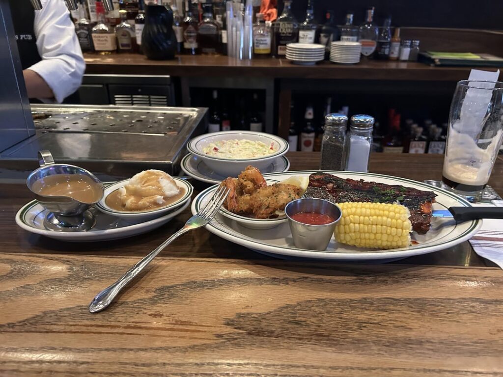 My Paddy’s Day Baby Back Rib & Shrimp Feast at Miller’s Pub